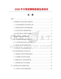 2026年中國街舞鞋數(shù)據(jù)監(jiān)測報告