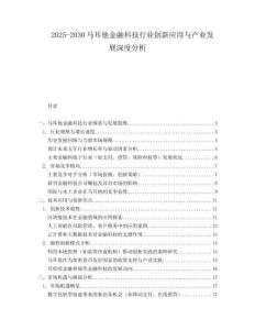2025-2030馬耳他金融科技行業創新應用與產業發展深度分析