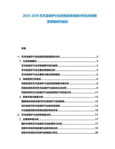 2025-2030藝術品保護行業風險投資發展分析及投資融資策略研究報告