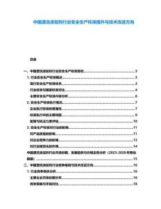 中國漂洗添加劑行業安全生產標準提升與技術改進方向