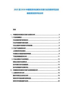 2025至2030中國現(xiàn)貨供應(yīng)解決方案行業(yè)深度研究及發(fā)展前景投資評估分析