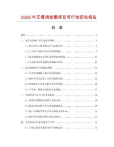 2026年無骨架線圈項目可行性研究報告