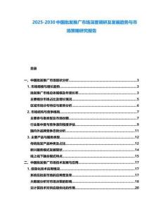 2025-2030中國(guó)批發(fā)推廣市場(chǎng)深度調(diào)研及發(fā)展趨勢(shì)與市場(chǎng)策略研究報(bào)告