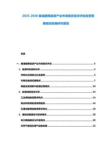2025-2030塞浦路斯能源產業市場現狀需求評估投資策略規劃發展研究報告