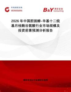 2026年中國膽固醇-辛基十二烷基月桂酰谷氨酸行業(yè)市場(chǎng)規(guī)模及投資前景預(yù)測(cè)分析報(bào)告