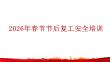 【課件】2026年春節(jié)節(jié)后復工收心專題安全培訓