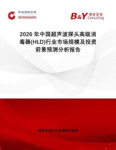 2026年中國超聲波探頭高級消毒器(HLD)行業市場規模及投資前景預測分析報告
