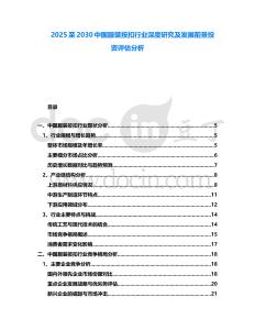 2025至2030中國服裝按扣行業深度研究及發展前景投資評估分析