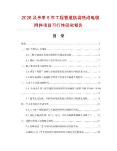 2026及未來(lái)5年工程管道防腐熱縮電纜附件項(xiàng)目可行性研究報(bào)告