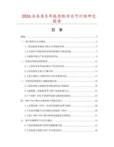 2026及未來5年弧齒輪項(xiàng)目可行性研究報(bào)告