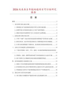 2026及未來(lái)5年植絨毯項(xiàng)目可行性研究報(bào)告