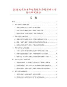 2026及未來5年電熱遠紅外襯衫項目可行性研究報告