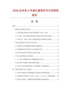 2026及未來(lái)5年強(qiáng)化瓷項(xiàng)目可行性研究報(bào)告