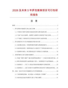 2026及未來5年薩克斯架項目可行性研究報告