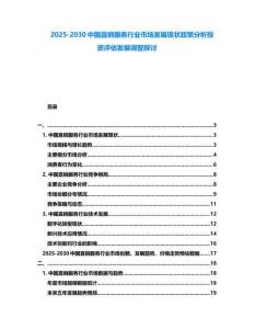 2025-2030中國直銷服務行業市場發展現狀政策分析投資評估發展調整探討