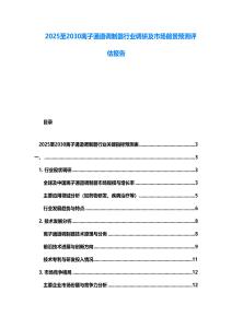 2025至2030離子通道調(diào)制器行業(yè)調(diào)研及市場前景預(yù)測評(píng)估報(bào)告