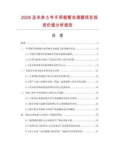 2026及未來5年手用根管充填器項(xiàng)目投資價(jià)值分析報(bào)告