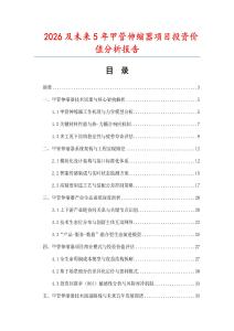 2026及未來5年甲管伸縮器項目投資價值分析報告