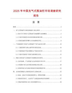 2025年中國充氣式圍油欄市場調查研究報告