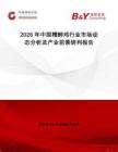 2026年中國糟醉雞行業市場動態分析及產業前景研判報告