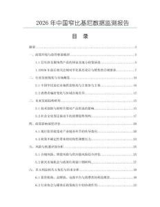2026年中國窄比基尼數據監測報告