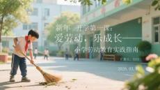新年開學第一課：愛勞動，樂成長小學勞動教育實踐指南