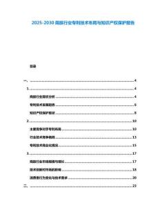 2025-2030商旅行業專利技術布局與知識產權保護報告