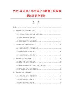 2026及未来5年中国小仙鹤童子风筝数据监测研究报告