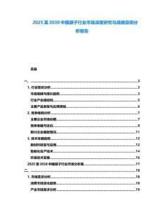 2025至2030中國袋子行業市場深度研究與戰略咨詢分析報告