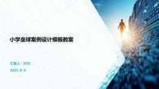 小學(xué)壘球案例設(shè)計(jì)模板教案