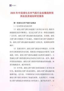 2025年中國(guó)液化天然氣船行業(yè)發(fā)展趨勢(shì)預(yù)測(cè)及投資規(guī)劃研究報(bào)告
