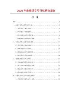 2026年座毯項(xiàng)目可行性研究報告
