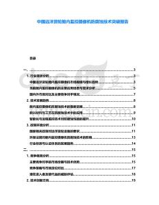 中國遠洋貨輪艙內監控攝像機防腐蝕技術突破報告