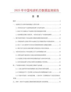 2025年中國電波機芯數據監測報告
