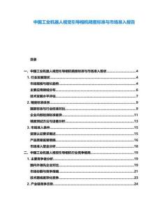 中國工業(yè)機(jī)器人視覺引導(dǎo)相機(jī)精度標(biāo)準(zhǔn)與市場準(zhǔn)入報(bào)告