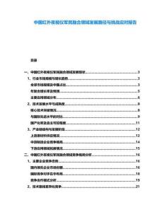 中國紅外夜視儀軍民融合領域發(fā)展路徑與挑戰(zhàn)應對報告