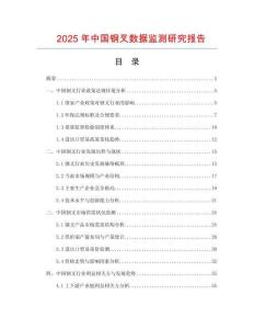 2025年中國鋼叉數(shù)據(jù)監(jiān)測研究報告