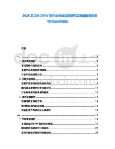 2025至2030ERW管行業(yè)市場(chǎng)深度研究及發(fā)展前景投資可行性分析報(bào)告