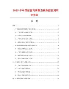 2025年中國超強丙烯酸泡棉數據監測研究報告
