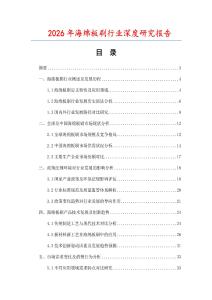 2026年海綿板刷行業深度研究報告