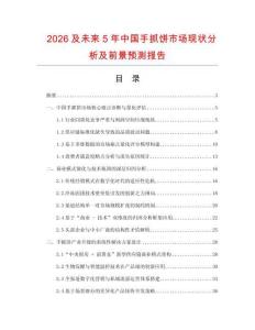 2026及未來5年中國手抓餅市場現(xiàn)狀分析及前景預(yù)測報(bào)告