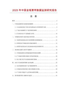 2025年中國金銀蔥帶數據監測研究報告