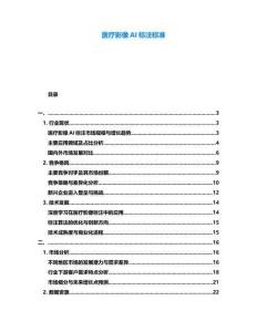 醫(yī)療影像AI標(biāo)注標(biāo)準(zhǔn)