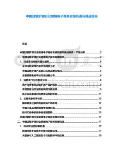 中國(guó)過(guò)敏護(hù)理行業(yè)跨境電子商務(wù)發(fā)展機(jī)遇與挑戰(zhàn)報(bào)告