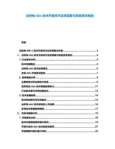 臺積電nbic技術開發供不應求現象與風險資本規劃
