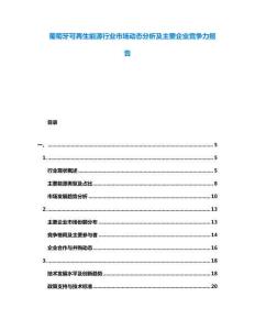 葡萄牙可再生能源行業(yè)市場(chǎng)動(dòng)態(tài)分析及主要企業(yè)競(jìng)爭(zhēng)力報(bào)告