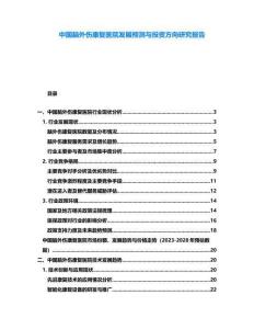 中國腦外傷康復(fù)醫(yī)院發(fā)展預(yù)測與投資方向研究報(bào)告