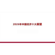 中國宏觀經濟專題報告（第114期）：展望2026年，可能更好一點-