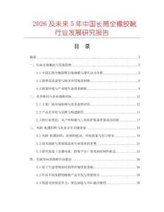 2026及未來5年中國(guó)長(zhǎng)筒全橡膠靴行業(yè)發(fā)展研究報(bào)告