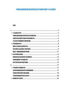 中國光刻膠配套試劑純化技術突破與客戶認證報告